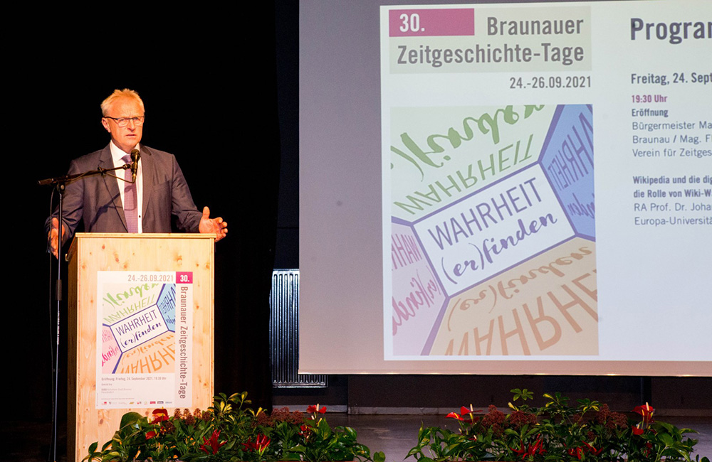 Zeitgeschichte-Tage Braunau 2021